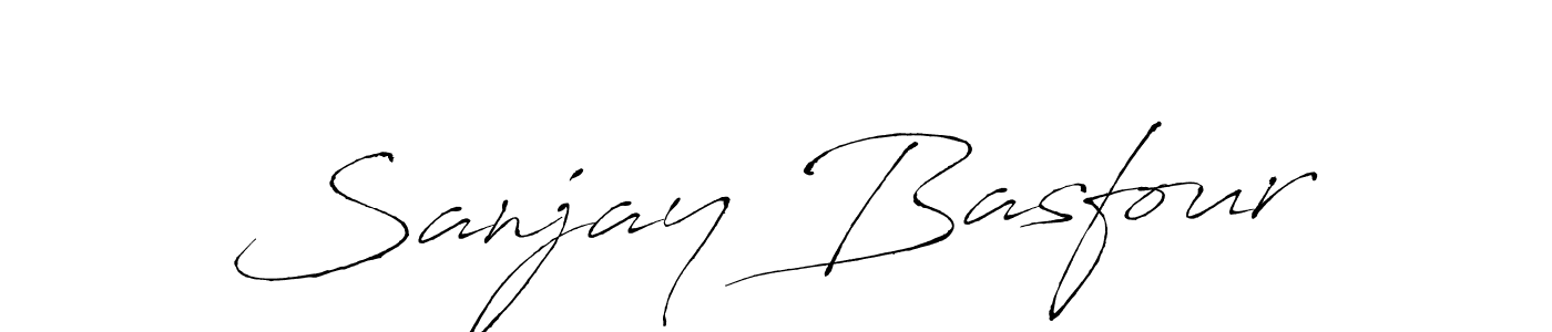 This is the best signature style for the Sanjay Basfour name. Also you like these signature font (Antro_Vectra). Mix name signature. Sanjay Basfour signature style 6 images and pictures png