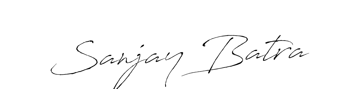 Sanjay Batra stylish signature style. Best Handwritten Sign (Antro_Vectra) for my name. Handwritten Signature Collection Ideas for my name Sanjay Batra. Sanjay Batra signature style 6 images and pictures png