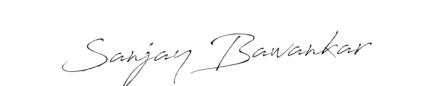 How to make Sanjay Bawankar signature? Antro_Vectra is a professional autograph style. Create handwritten signature for Sanjay Bawankar name. Sanjay Bawankar signature style 6 images and pictures png