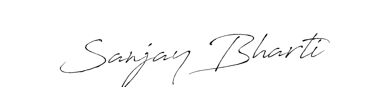 Also You can easily find your signature by using the search form. We will create Sanjay Bharti name handwritten signature images for you free of cost using Antro_Vectra sign style. Sanjay Bharti signature style 6 images and pictures png