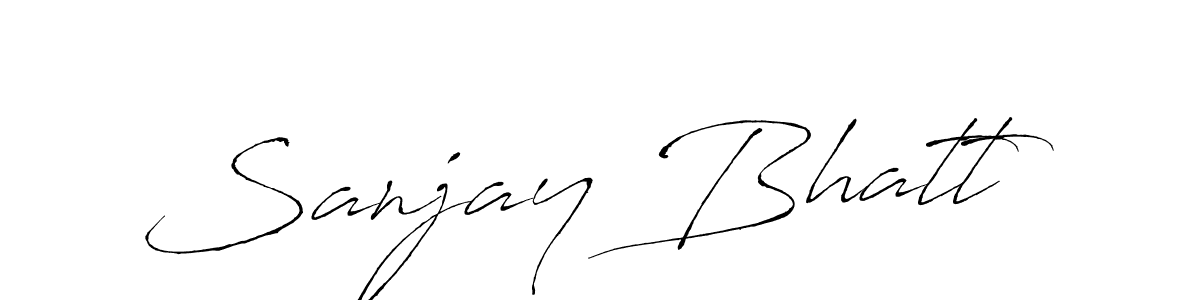 Make a beautiful signature design for name Sanjay Bhatt. Use this online signature maker to create a handwritten signature for free. Sanjay Bhatt signature style 6 images and pictures png