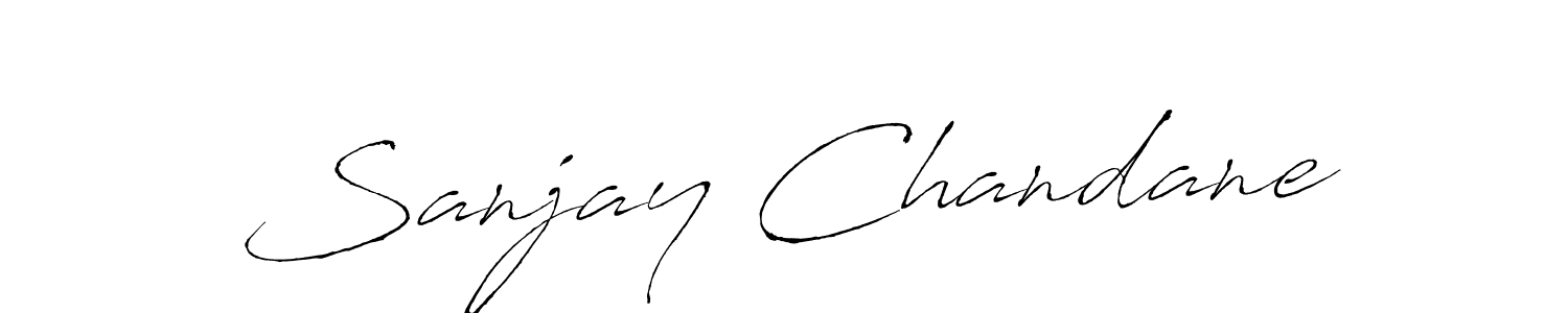How to make Sanjay Chandane signature? Antro_Vectra is a professional autograph style. Create handwritten signature for Sanjay Chandane name. Sanjay Chandane signature style 6 images and pictures png