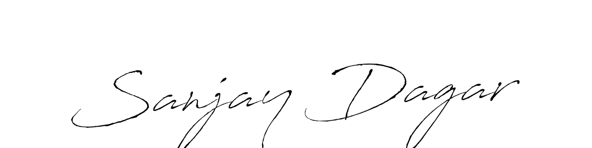 Design your own signature with our free online signature maker. With this signature software, you can create a handwritten (Antro_Vectra) signature for name Sanjay Dagar. Sanjay Dagar signature style 6 images and pictures png