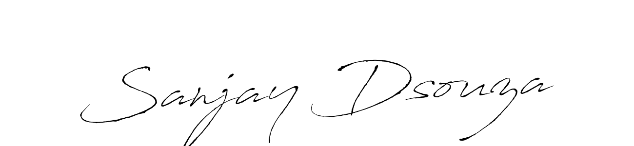 Similarly Antro_Vectra is the best handwritten signature design. Signature creator online .You can use it as an online autograph creator for name Sanjay Dsouza. Sanjay Dsouza signature style 6 images and pictures png