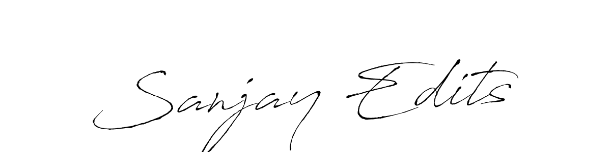 Similarly Antro_Vectra is the best handwritten signature design. Signature creator online .You can use it as an online autograph creator for name Sanjay Edits. Sanjay Edits signature style 6 images and pictures png