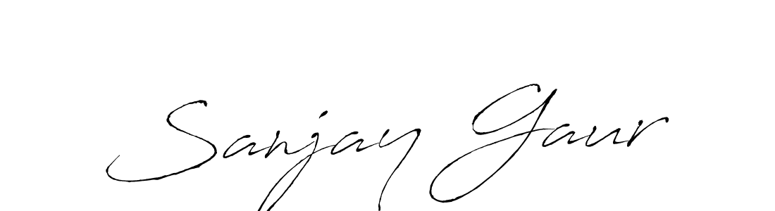 Similarly Antro_Vectra is the best handwritten signature design. Signature creator online .You can use it as an online autograph creator for name Sanjay Gaur. Sanjay Gaur signature style 6 images and pictures png