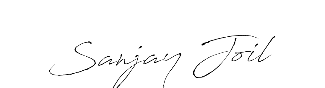 Sanjay Joil stylish signature style. Best Handwritten Sign (Antro_Vectra) for my name. Handwritten Signature Collection Ideas for my name Sanjay Joil. Sanjay Joil signature style 6 images and pictures png