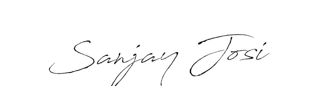 Make a beautiful signature design for name Sanjay Josi. With this signature (Antro_Vectra) style, you can create a handwritten signature for free. Sanjay Josi signature style 6 images and pictures png