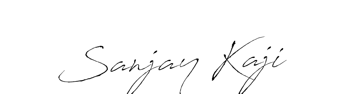 Also we have Sanjay Kaji name is the best signature style. Create professional handwritten signature collection using Antro_Vectra autograph style. Sanjay Kaji signature style 6 images and pictures png