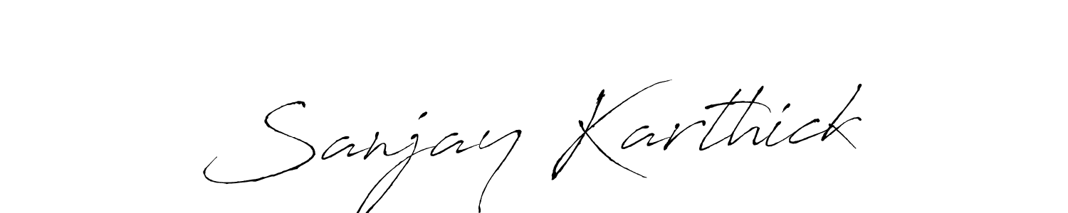 You can use this online signature creator to create a handwritten signature for the name Sanjay Karthick. This is the best online autograph maker. Sanjay Karthick signature style 6 images and pictures png