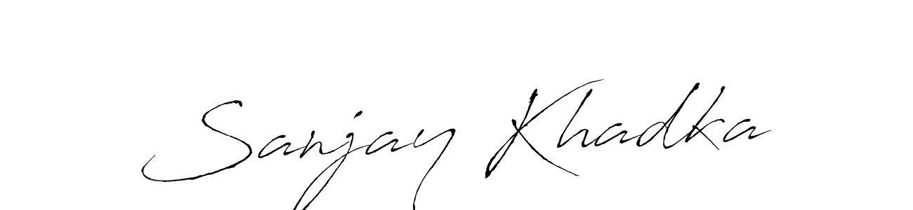 The best way (Antro_Vectra) to make a short signature is to pick only two or three words in your name. The name Sanjay Khadka include a total of six letters. For converting this name. Sanjay Khadka signature style 6 images and pictures png