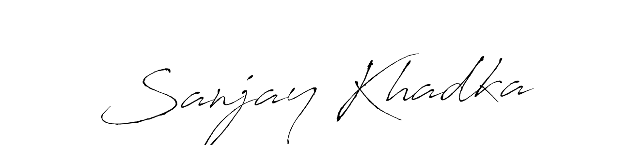 The best way (Antro_Vectra) to make a short signature is to pick only two or three words in your name. The name Sanjay Khadka include a total of six letters. For converting this name. Sanjay Khadka signature style 6 images and pictures png