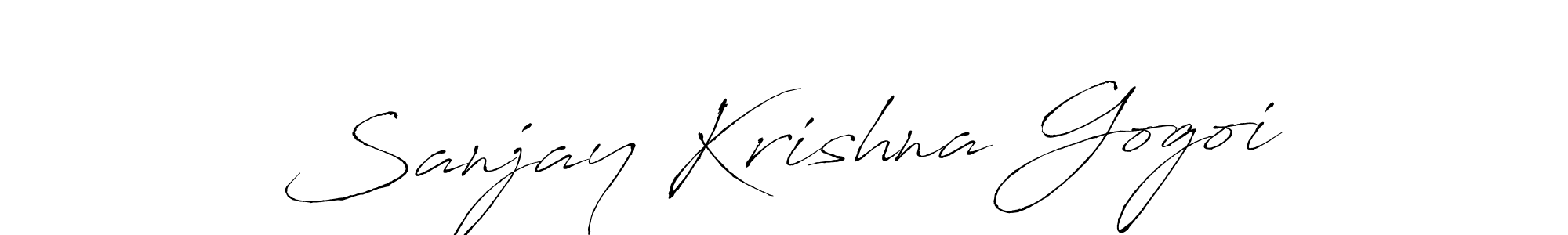 You can use this online signature creator to create a handwritten signature for the name Sanjay Krishna Gogoi. This is the best online autograph maker. Sanjay Krishna Gogoi signature style 6 images and pictures png