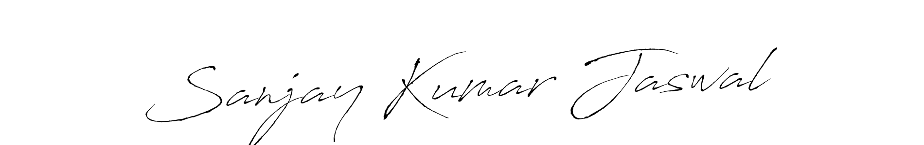 Use a signature maker to create a handwritten signature online. With this signature software, you can design (Antro_Vectra) your own signature for name Sanjay Kumar Jaswal. Sanjay Kumar Jaswal signature style 6 images and pictures png