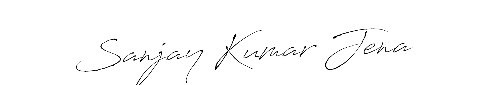 Make a beautiful signature design for name Sanjay Kumar Jena. With this signature (Antro_Vectra) style, you can create a handwritten signature for free. Sanjay Kumar Jena signature style 6 images and pictures png