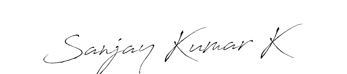 Also You can easily find your signature by using the search form. We will create Sanjay Kumar K name handwritten signature images for you free of cost using Antro_Vectra sign style. Sanjay Kumar K signature style 6 images and pictures png