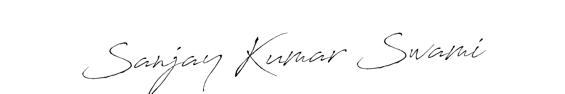 Design your own signature with our free online signature maker. With this signature software, you can create a handwritten (Antro_Vectra) signature for name Sanjay Kumar Swami. Sanjay Kumar Swami signature style 6 images and pictures png