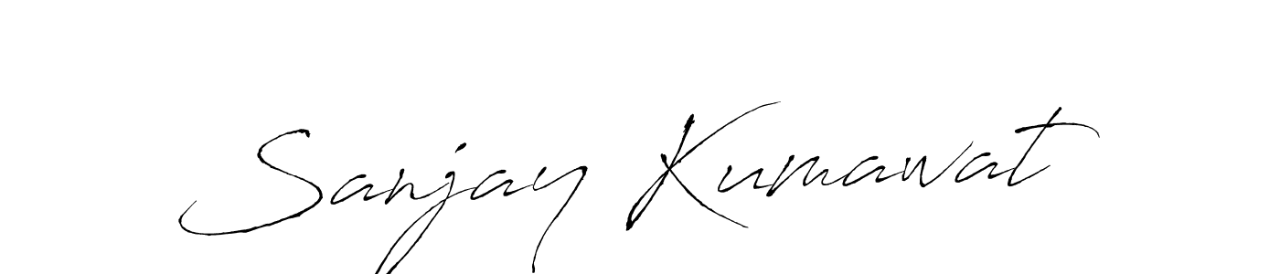 Sanjay Kumawat stylish signature style. Best Handwritten Sign (Antro_Vectra) for my name. Handwritten Signature Collection Ideas for my name Sanjay Kumawat. Sanjay Kumawat signature style 6 images and pictures png