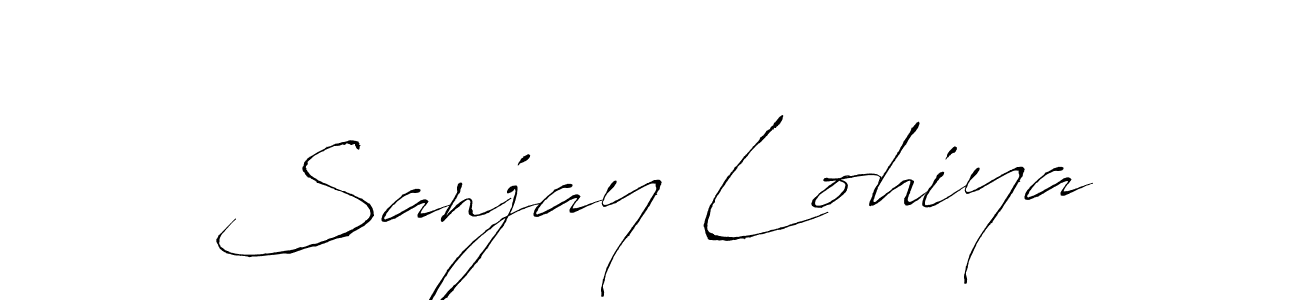 Design your own signature with our free online signature maker. With this signature software, you can create a handwritten (Antro_Vectra) signature for name Sanjay Lohiya. Sanjay Lohiya signature style 6 images and pictures png