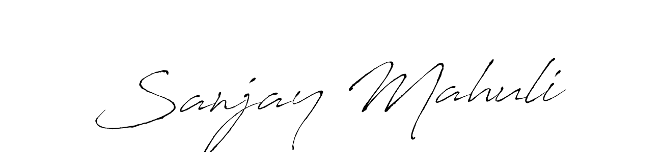 Once you've used our free online signature maker to create your best signature Antro_Vectra style, it's time to enjoy all of the benefits that Sanjay Mahuli name signing documents. Sanjay Mahuli signature style 6 images and pictures png