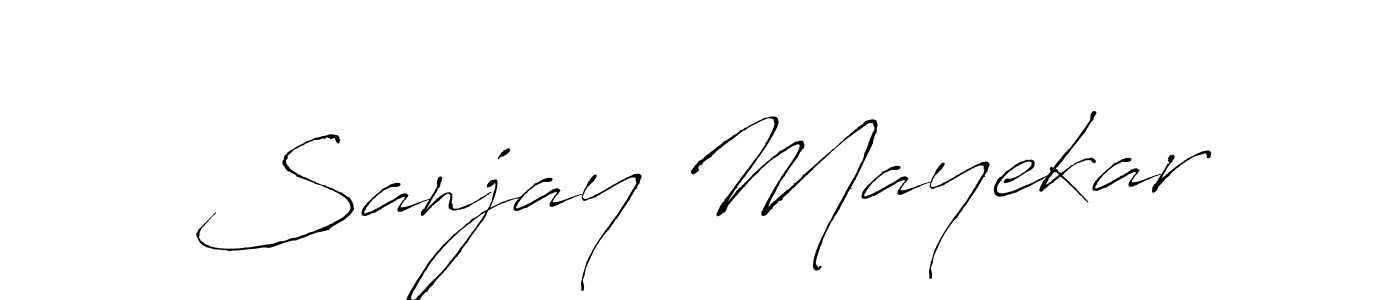 This is the best signature style for the Sanjay Mayekar name. Also you like these signature font (Antro_Vectra). Mix name signature. Sanjay Mayekar signature style 6 images and pictures png