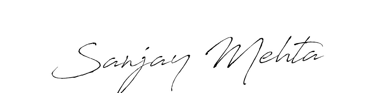You should practise on your own different ways (Antro_Vectra) to write your name (Sanjay Mehta) in signature. don't let someone else do it for you. Sanjay Mehta signature style 6 images and pictures png
