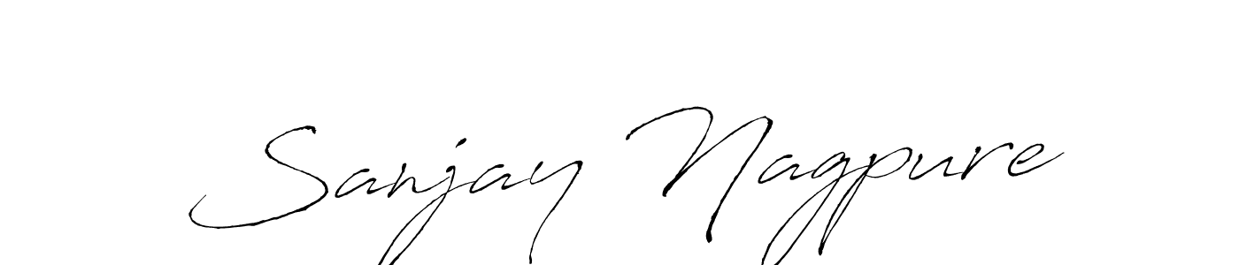 You should practise on your own different ways (Antro_Vectra) to write your name (Sanjay Nagpure) in signature. don't let someone else do it for you. Sanjay Nagpure signature style 6 images and pictures png