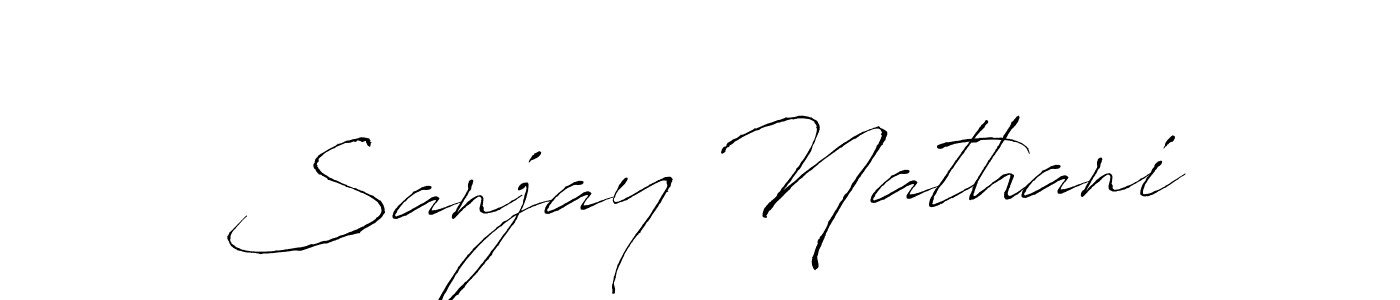 It looks lik you need a new signature style for name Sanjay Nathani. Design unique handwritten (Antro_Vectra) signature with our free signature maker in just a few clicks. Sanjay Nathani signature style 6 images and pictures png
