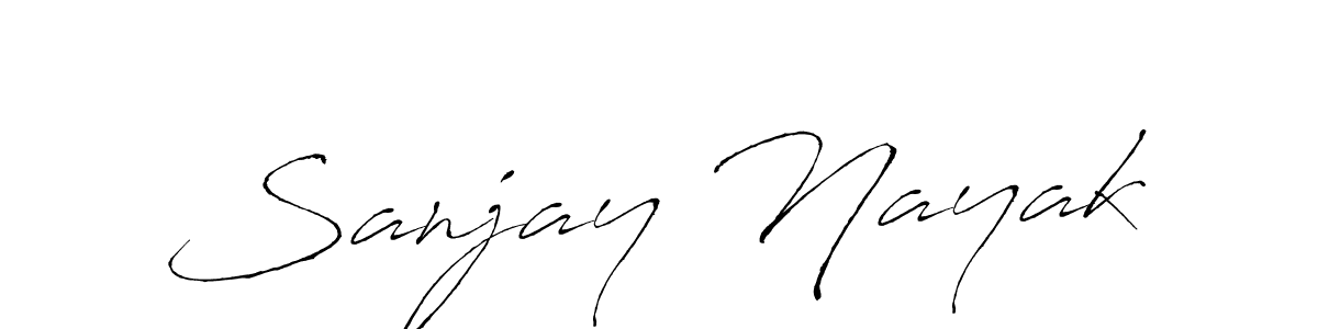 Use a signature maker to create a handwritten signature online. With this signature software, you can design (Antro_Vectra) your own signature for name Sanjay Nayak. Sanjay Nayak signature style 6 images and pictures png