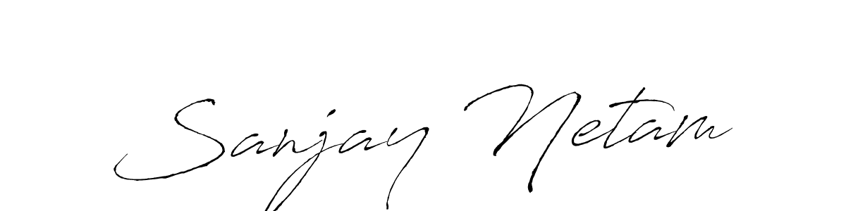 Make a beautiful signature design for name Sanjay Netam. Use this online signature maker to create a handwritten signature for free. Sanjay Netam signature style 6 images and pictures png