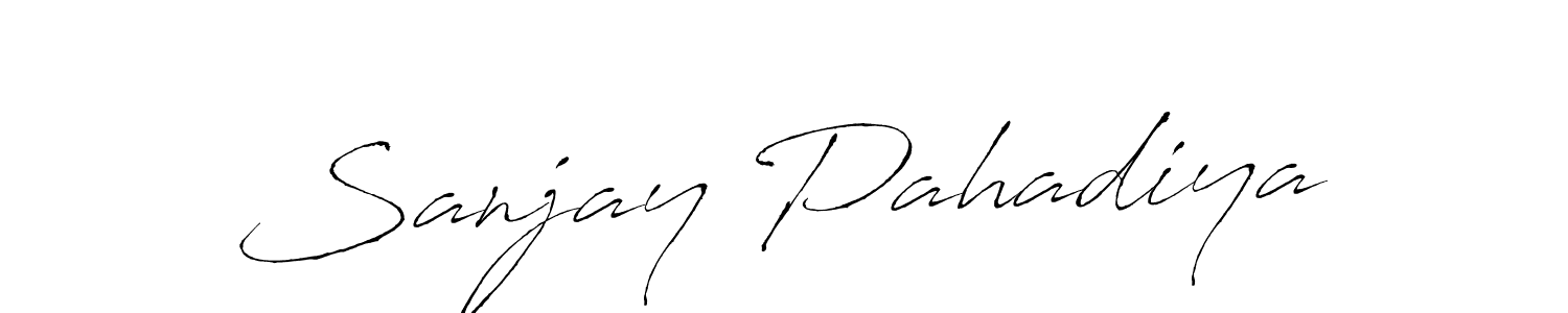 Make a beautiful signature design for name Sanjay Pahadiya. Use this online signature maker to create a handwritten signature for free. Sanjay Pahadiya signature style 6 images and pictures png