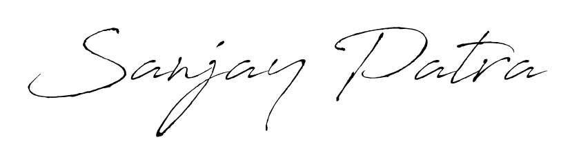 Discover the perfect balance of readability and style for Sanjay Patra with Antro_Vectra font. Create your dream signature today. Sanjay Patra signature style 6 images and pictures png