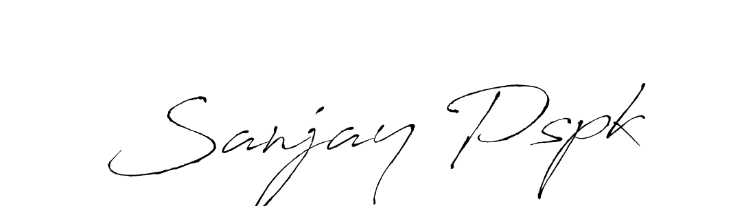 How to make Sanjay Pspk signature? Antro_Vectra is a professional autograph style. Create handwritten signature for Sanjay Pspk name. Sanjay Pspk signature style 6 images and pictures png