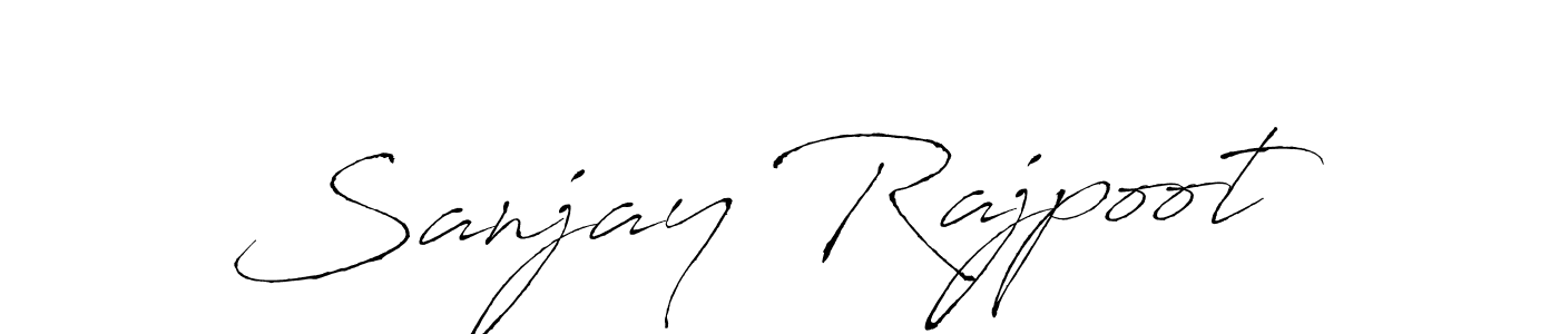 It looks lik you need a new signature style for name Sanjay Rajpoot. Design unique handwritten (Antro_Vectra) signature with our free signature maker in just a few clicks. Sanjay Rajpoot signature style 6 images and pictures png