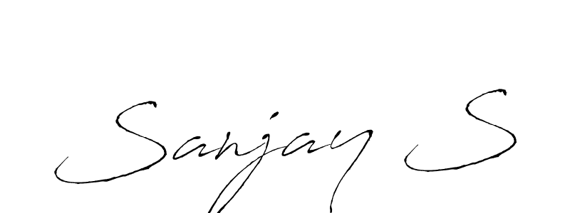 How to Draw Sanjay S signature style? Antro_Vectra is a latest design signature styles for name Sanjay S. Sanjay S signature style 6 images and pictures png