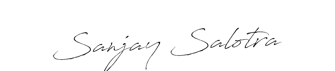 Sanjay Salotra stylish signature style. Best Handwritten Sign (Antro_Vectra) for my name. Handwritten Signature Collection Ideas for my name Sanjay Salotra. Sanjay Salotra signature style 6 images and pictures png