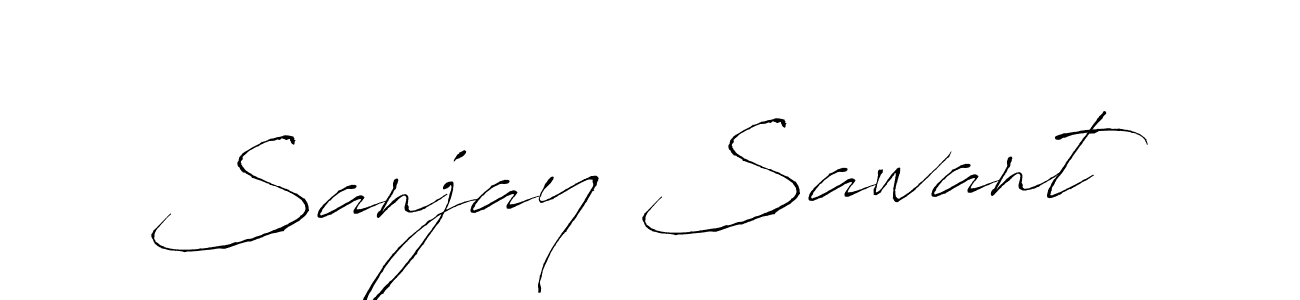 You should practise on your own different ways (Antro_Vectra) to write your name (Sanjay Sawant) in signature. don't let someone else do it for you. Sanjay Sawant signature style 6 images and pictures png