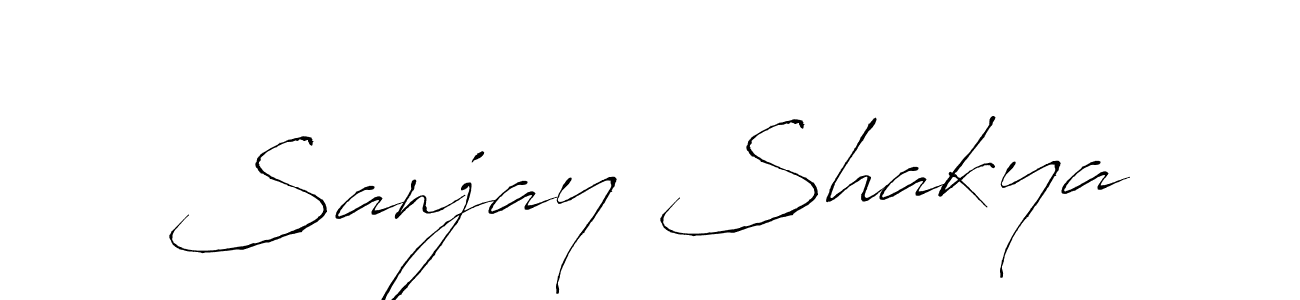 It looks lik you need a new signature style for name Sanjay Shakya. Design unique handwritten (Antro_Vectra) signature with our free signature maker in just a few clicks. Sanjay Shakya signature style 6 images and pictures png
