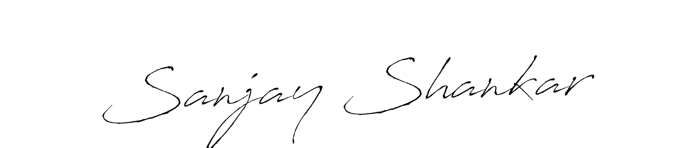 How to make Sanjay Shankar signature? Antro_Vectra is a professional autograph style. Create handwritten signature for Sanjay Shankar name. Sanjay Shankar signature style 6 images and pictures png