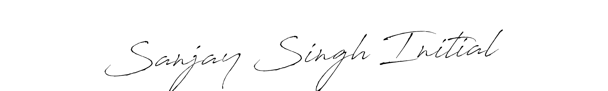 The best way (Antro_Vectra) to make a short signature is to pick only two or three words in your name. The name Sanjay Singh Initial include a total of six letters. For converting this name. Sanjay Singh Initial signature style 6 images and pictures png