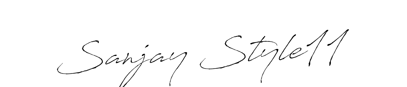 This is the best signature style for the Sanjay Style11 name. Also you like these signature font (Antro_Vectra). Mix name signature. Sanjay Style11 signature style 6 images and pictures png