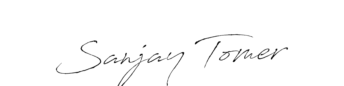 Also we have Sanjay Tomer name is the best signature style. Create professional handwritten signature collection using Antro_Vectra autograph style. Sanjay Tomer signature style 6 images and pictures png