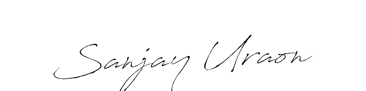 Sanjay Uraon stylish signature style. Best Handwritten Sign (Antro_Vectra) for my name. Handwritten Signature Collection Ideas for my name Sanjay Uraon. Sanjay Uraon signature style 6 images and pictures png