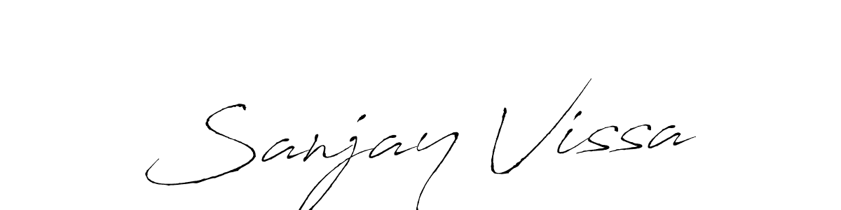 The best way (Antro_Vectra) to make a short signature is to pick only two or three words in your name. The name Sanjay Vissa include a total of six letters. For converting this name. Sanjay Vissa signature style 6 images and pictures png