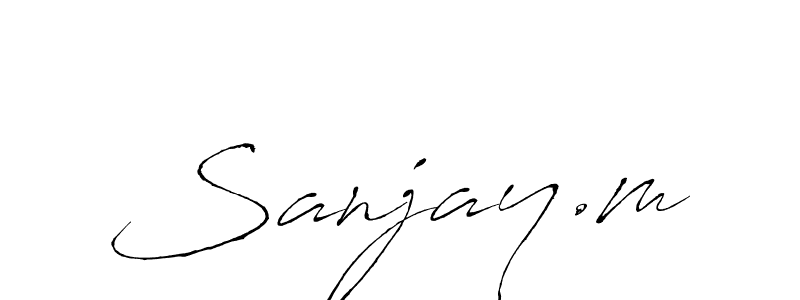 Make a beautiful signature design for name Sanjay.m. Use this online signature maker to create a handwritten signature for free. Sanjay.m signature style 6 images and pictures png