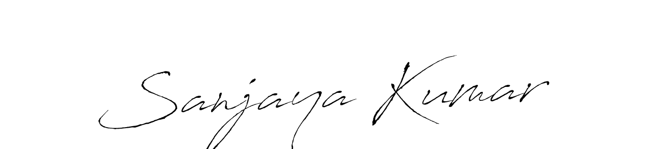 It looks lik you need a new signature style for name Sanjaya Kumar. Design unique handwritten (Antro_Vectra) signature with our free signature maker in just a few clicks. Sanjaya Kumar signature style 6 images and pictures png