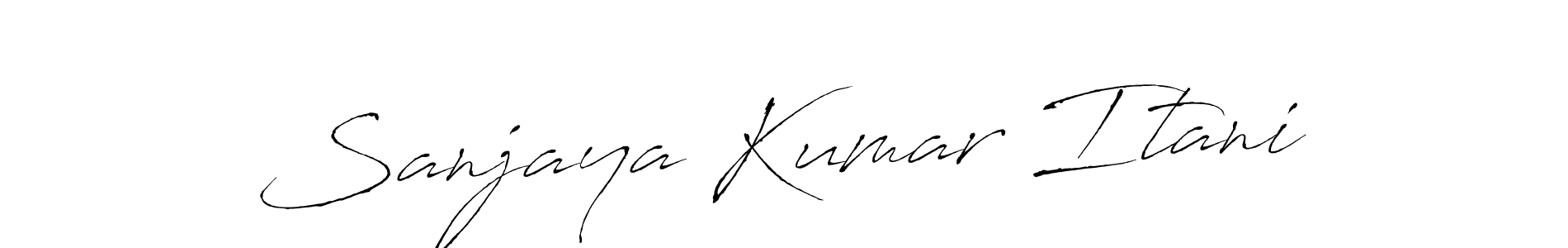 Use a signature maker to create a handwritten signature online. With this signature software, you can design (Antro_Vectra) your own signature for name Sanjaya Kumar Itani. Sanjaya Kumar Itani signature style 6 images and pictures png