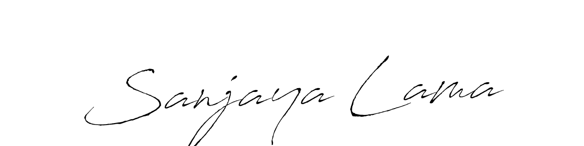 Make a short Sanjaya Lama signature style. Manage your documents anywhere anytime using Antro_Vectra. Create and add eSignatures, submit forms, share and send files easily. Sanjaya Lama signature style 6 images and pictures png