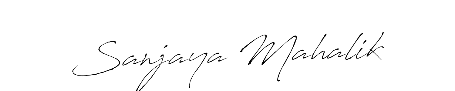 Use a signature maker to create a handwritten signature online. With this signature software, you can design (Antro_Vectra) your own signature for name Sanjaya Mahalik. Sanjaya Mahalik signature style 6 images and pictures png