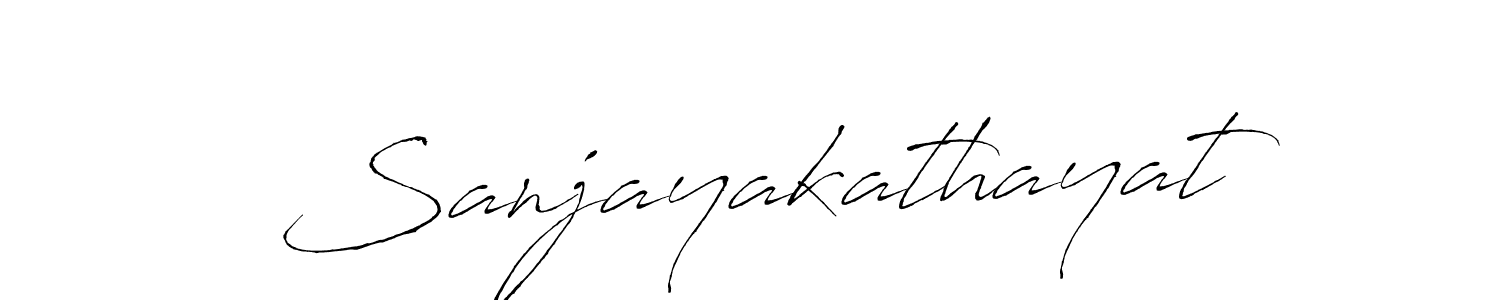 Also You can easily find your signature by using the search form. We will create Sanjayakathayat name handwritten signature images for you free of cost using Antro_Vectra sign style. Sanjayakathayat signature style 6 images and pictures png